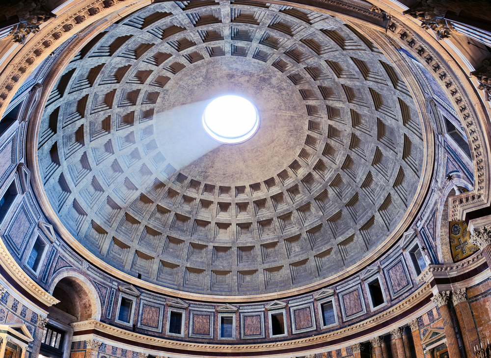 Il Pantheon a Roma Roma, la cupola del Pantheon